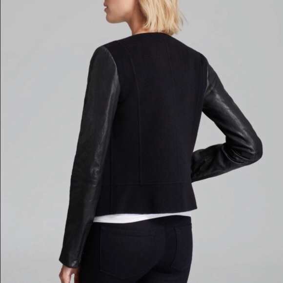 Vince wool/leather jacket - Picture 3 of 8